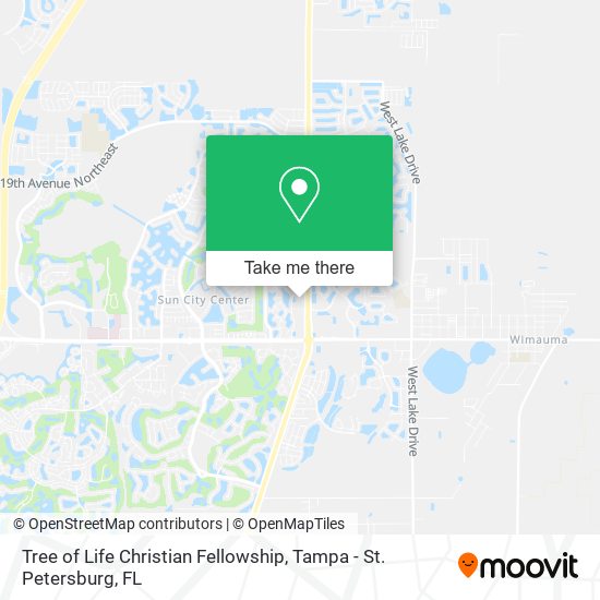 Tree of Life Christian Fellowship map