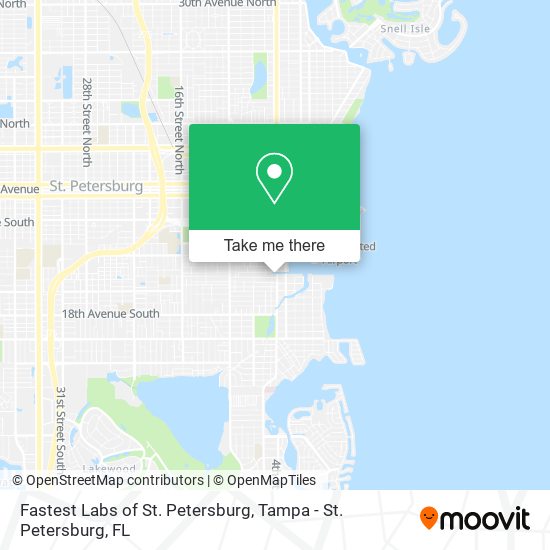 Mapa de Fastest Labs of St. Petersburg