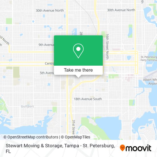 Stewart Moving & Storage map
