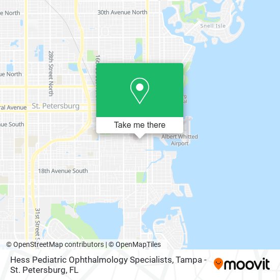 Hess Pediatric Ophthalmology Specialists map