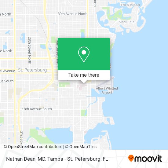 Nathan Dean, MD map