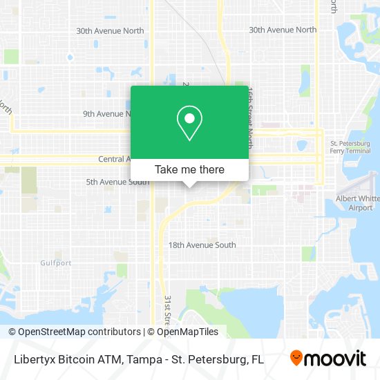 Libertyx Bitcoin ATM map