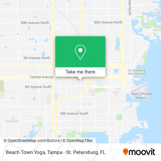 Mapa de Beach Town Yoga