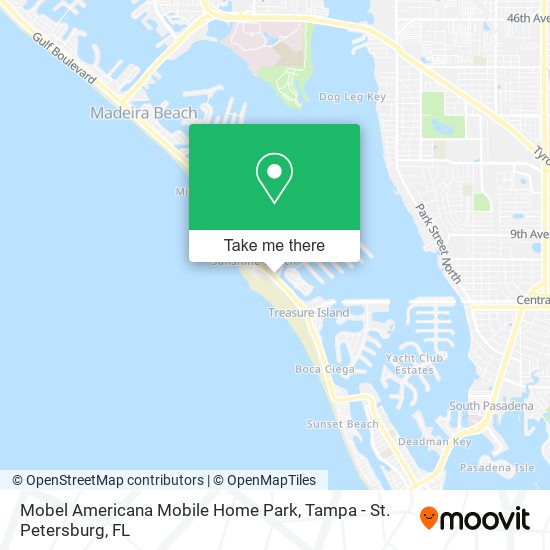 Mapa de Mobel Americana Mobile Home Park