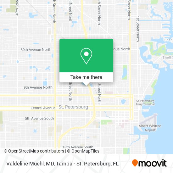 Valdeline Muehl, MD map