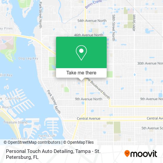 Mapa de Personal Touch Auto Detailing
