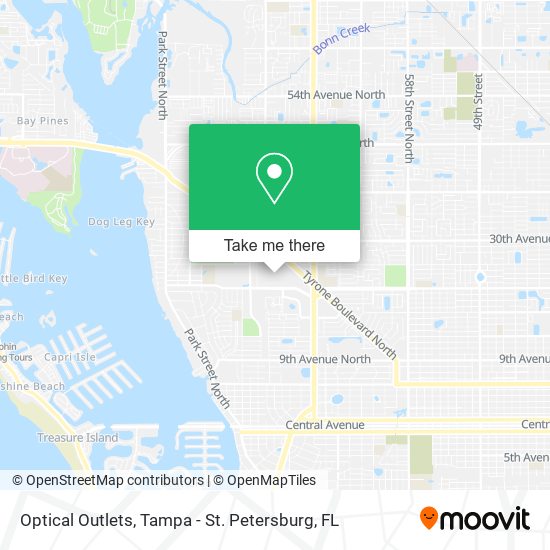 Optical Outlets map