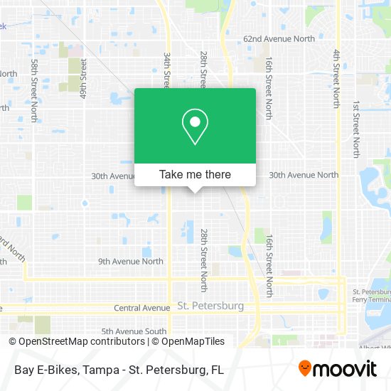 Mapa de Bay E-Bikes