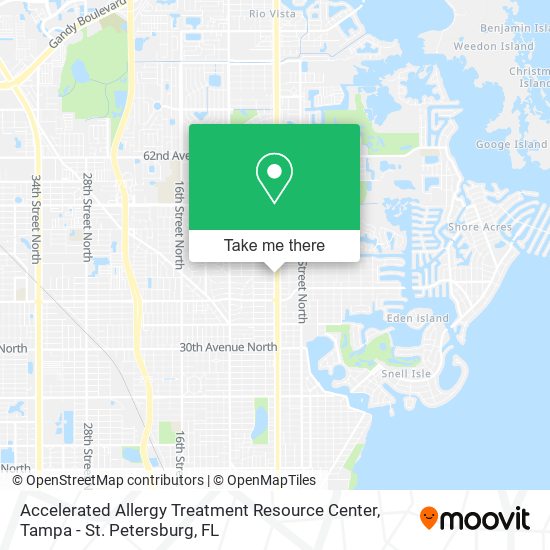 Accelerated Allergy Treatment Resource Center map