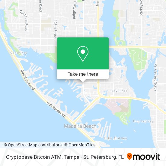 Mapa de Cryptobase Bitcoin ATM