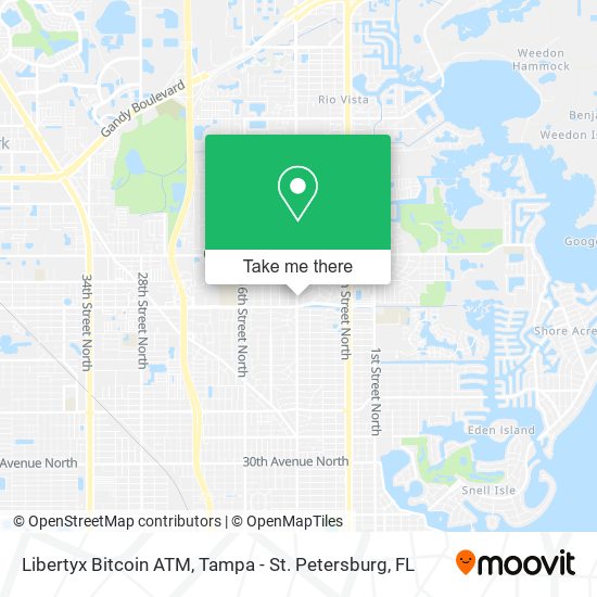 Libertyx Bitcoin ATM map