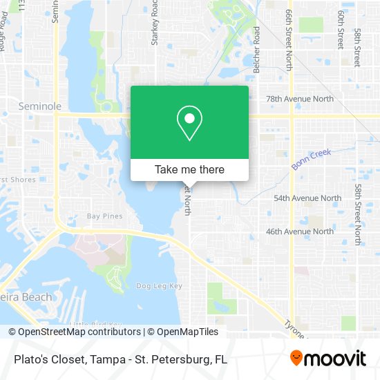 Mapa de Plato's Closet