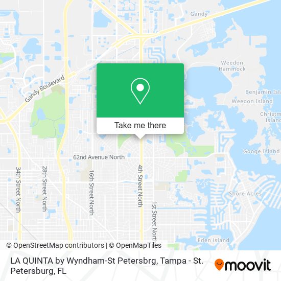 LA QUINTA by Wyndham-St Petersbrg map