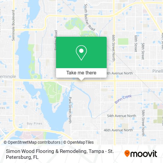 Simon Wood Flooring & Remodeling map