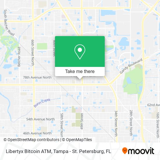 Libertyx Bitcoin ATM map
