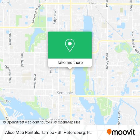 Alice Mae Rentals map