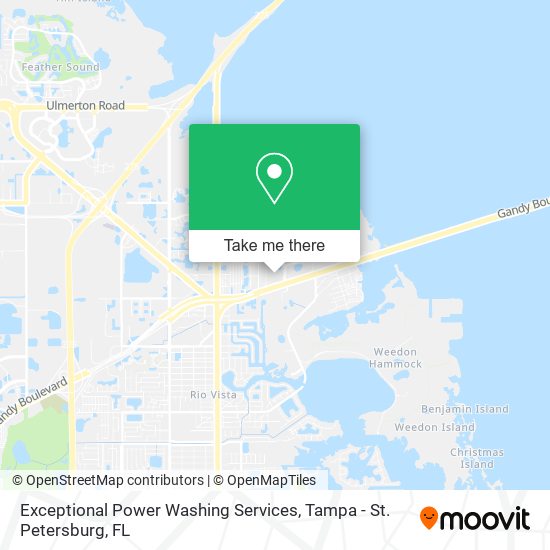 Exceptional Power Washing Services map