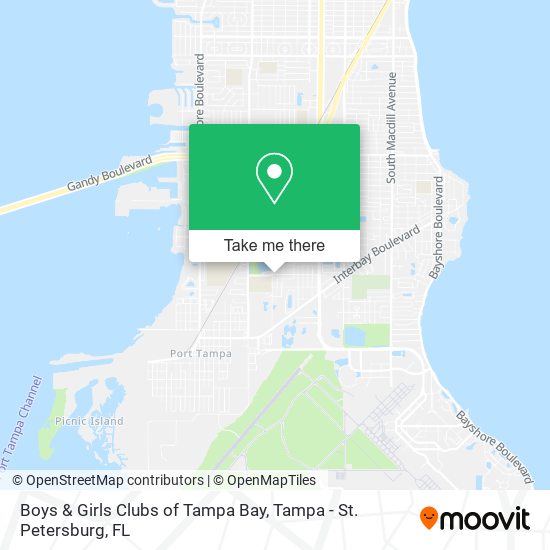 Boys & Girls Clubs of Tampa Bay map