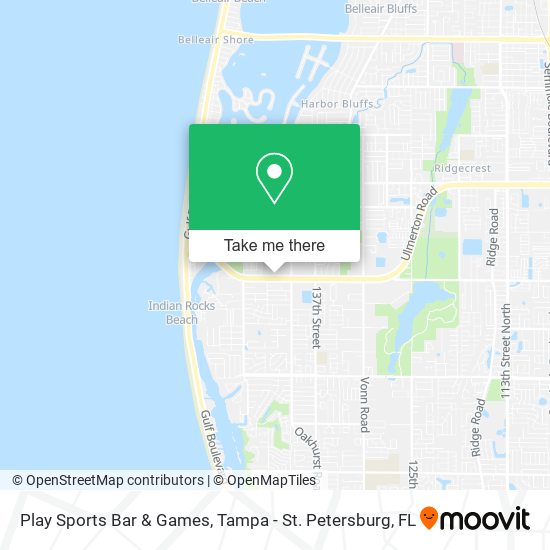 Play Sports Bar & Games map