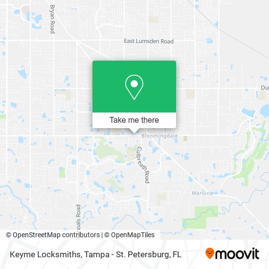 Mapa de Keyme Locksmiths