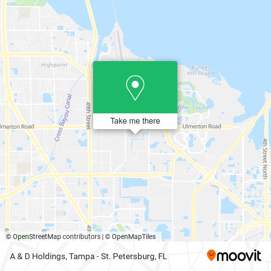 A & D Holdings map