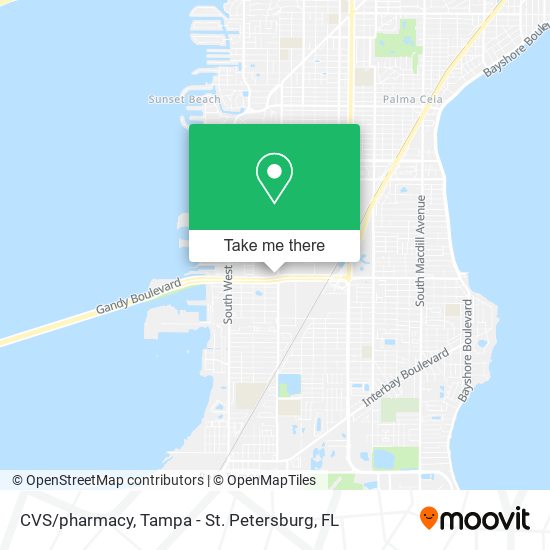 Mapa de CVS/pharmacy