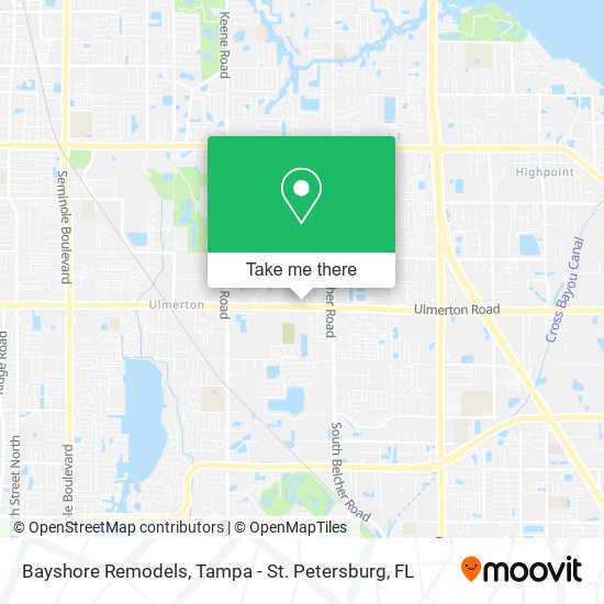 Bayshore Remodels map