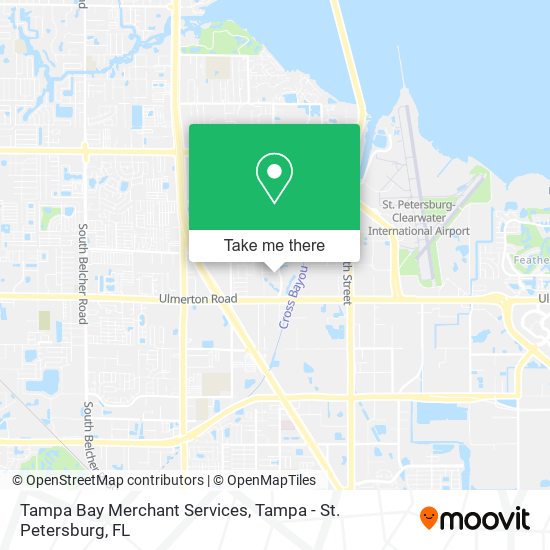 Mapa de Tampa Bay Merchant Services