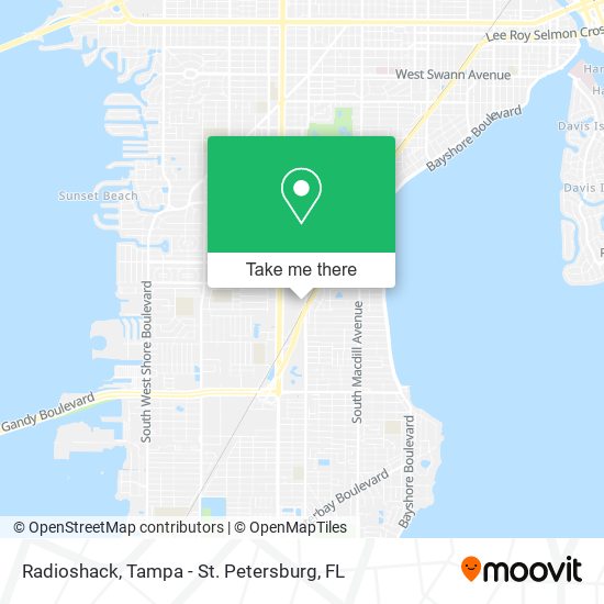 Mapa de Radioshack