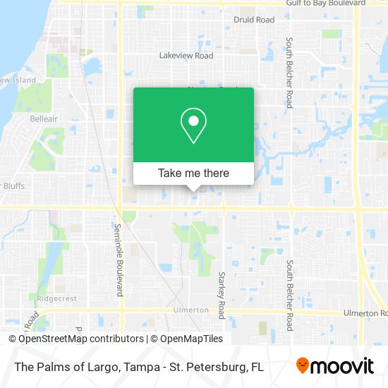 Mapa de The Palms of Largo