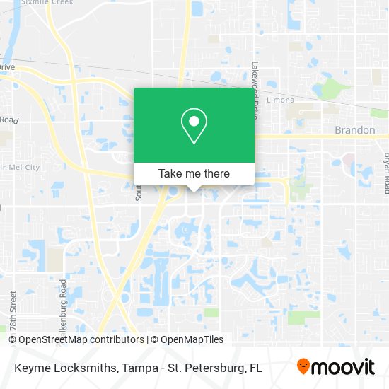 Keyme Locksmiths map