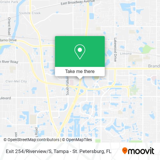 Mapa de Exit 254/Riverview/S