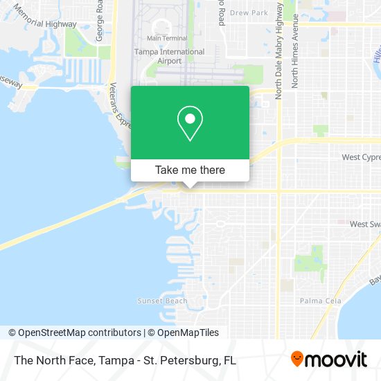 The North Face map