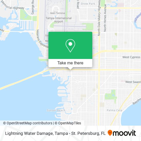 Lightning Water Damage map