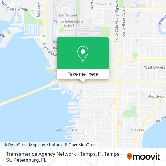 Transamerica Agency Network - Tampa, Fl map