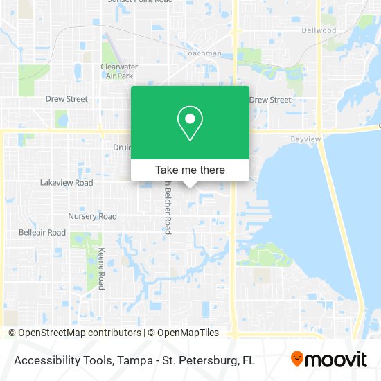 Accessibility Tools map