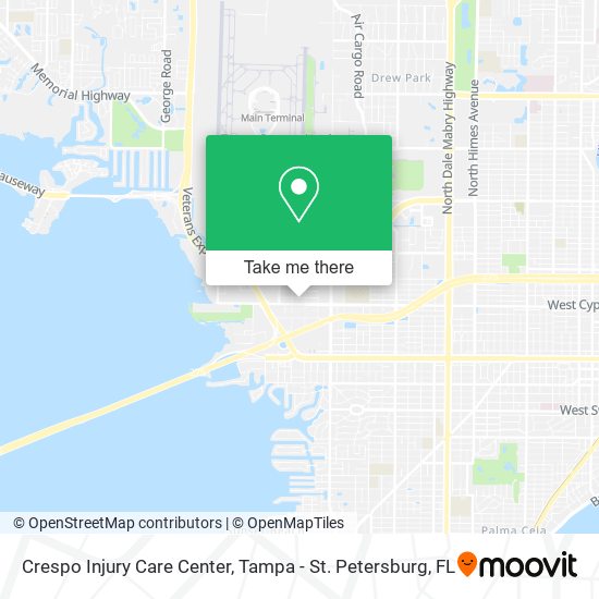Crespo Injury Care Center map