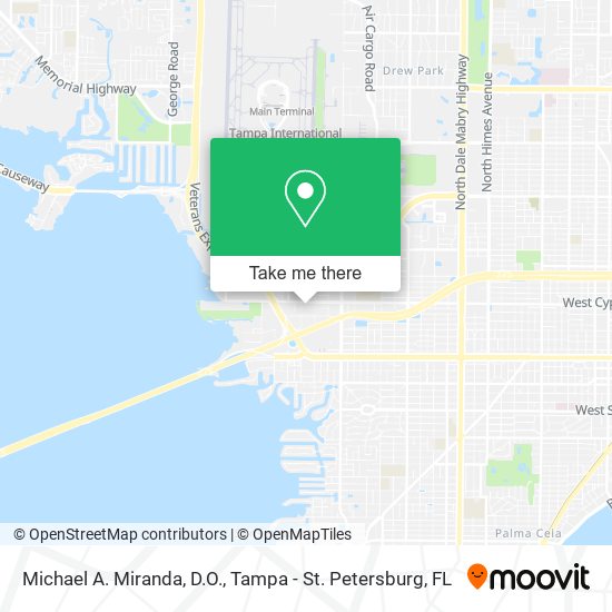 Michael A. Miranda, D.O. map