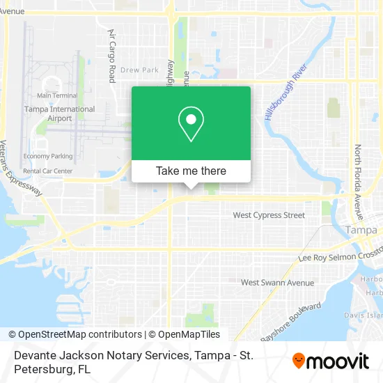 Devante Jackson Notary Services map