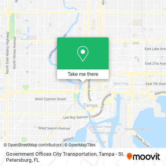 Mapa de Government Offices City Transportation
