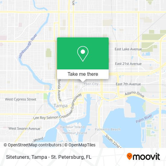 Sitetuners map