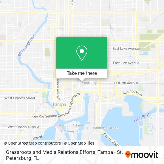 Grassroots and Media Relations Efforts map