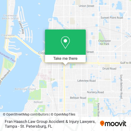 Fran Haasch Law Group Accident & Injury Lawyers map