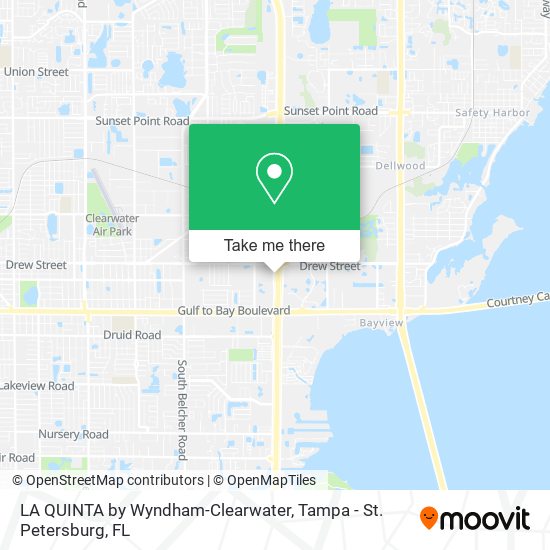 LA QUINTA by Wyndham-Clearwater map