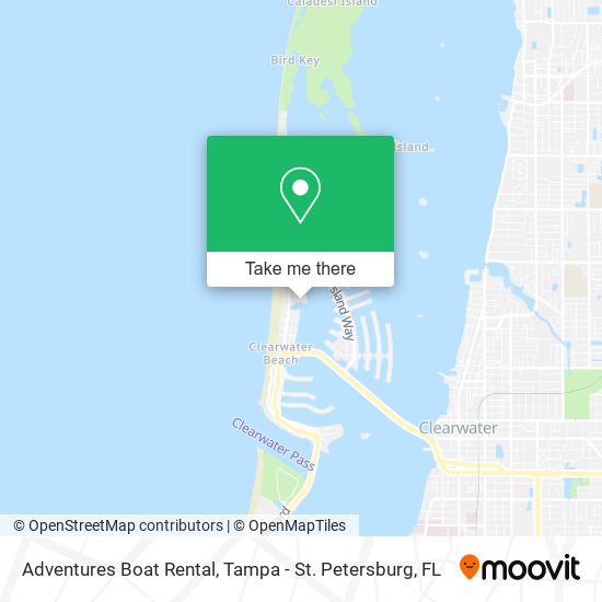 Mapa de Adventures Boat Rental