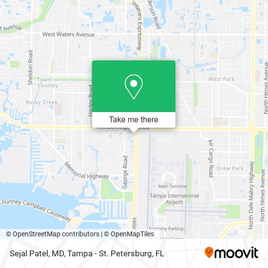Sejal Patel, MD map