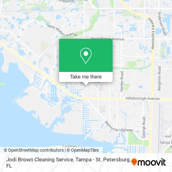 Jodi Brown Cleaning Service map