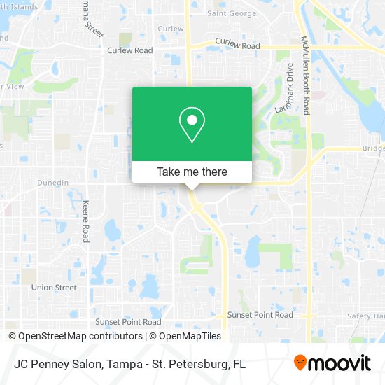 JC Penney Salon map