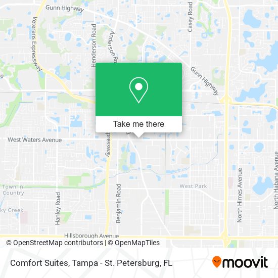 Comfort Suites map