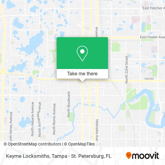 Keyme Locksmiths map
